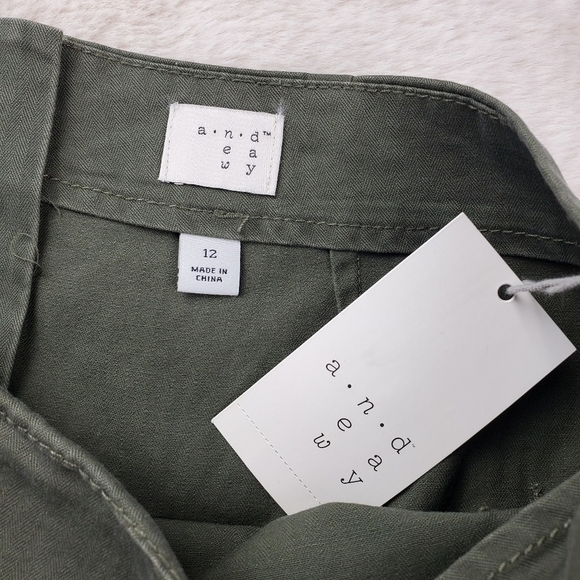 A New Day Green Skirt 12 - Picture 5 of 6